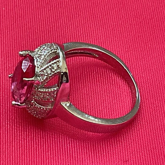 Anel prata 925 tamanho 13,5 m