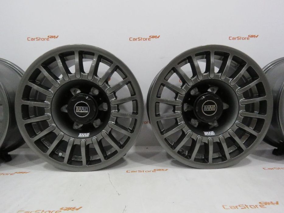 Jantes Braid Winrace T 16 x 7 et -15 6x139.7  Antracite Com Tampa