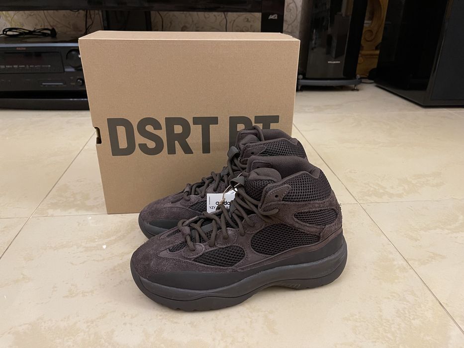 Кроссовки Ботинки Adidas Yeezy Desert Boot Black Oil YZY