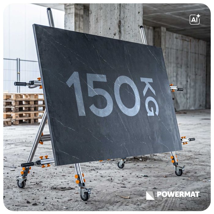 rama do przenoszenia płyt wielkoformatowych (koła) pm-rdpp-150mk