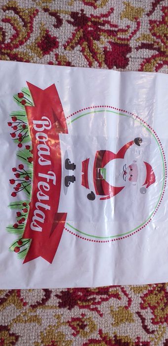 Saco plástico- Feliz Natal - colecção
