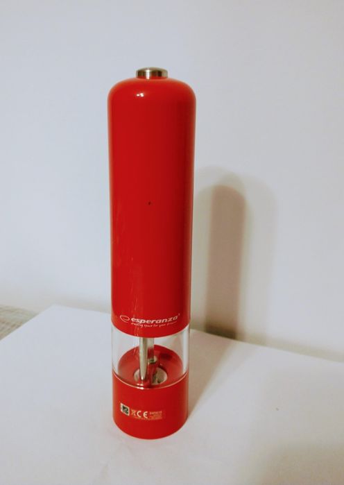 Esperanza 2 sztuki  Elektryczne Młynek do Pieprzu  Led Czerwon