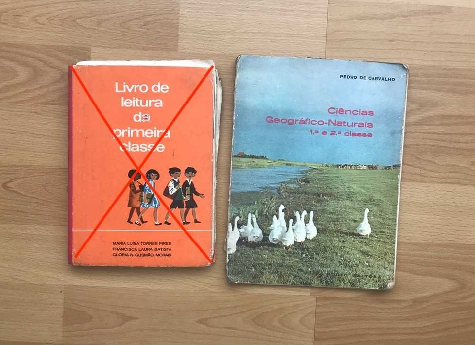 Livros escola primária anos 60 e 70 antigos vintage Lagoa E