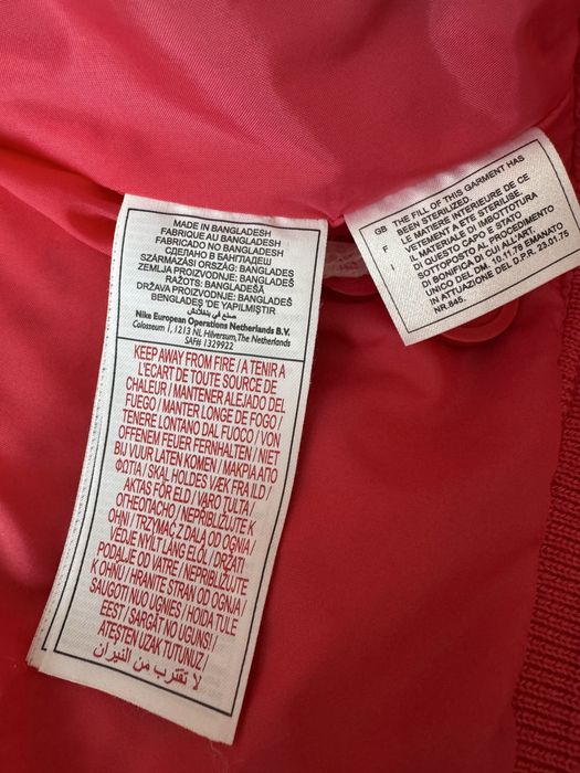 Oryginalna kurtka puchowa zimowa Nike M ocieplana kaptur narciarska