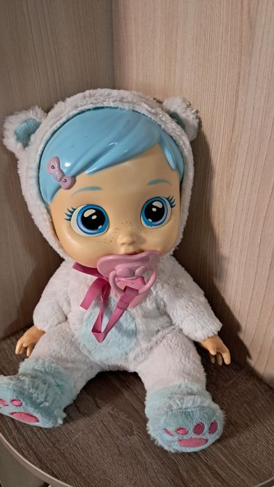 Кукла Cry Babies Интерактивная Плачущий младенец мишка Кристалл