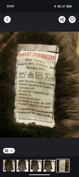 Ciepły EKO Kożuszek z Kapturem. Stylowe Sztuczne Futro.