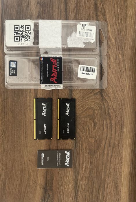 Ноутбучна оперативна память ddr5 4800 32gb(2x16)