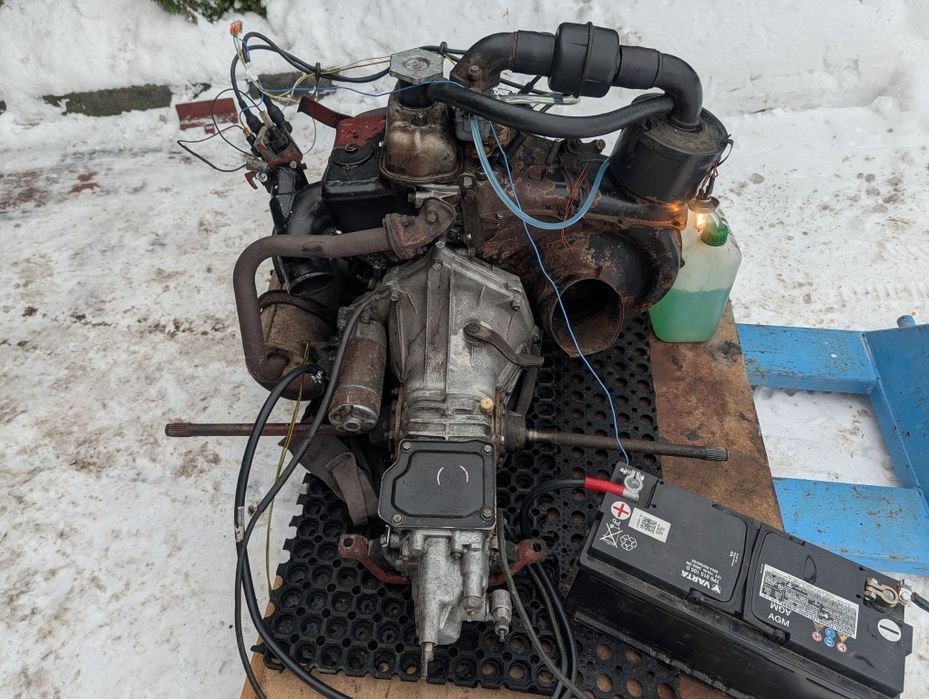 Silnik Fiat 126p Maluch 650 + Skrzynia Biegów, Sprawny, po serwisie!