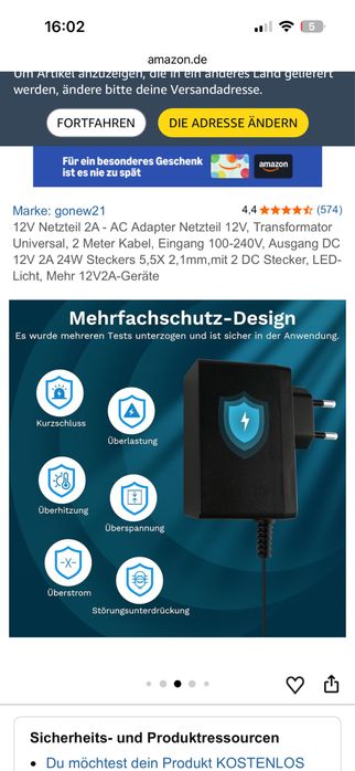 AC adapter gonew21