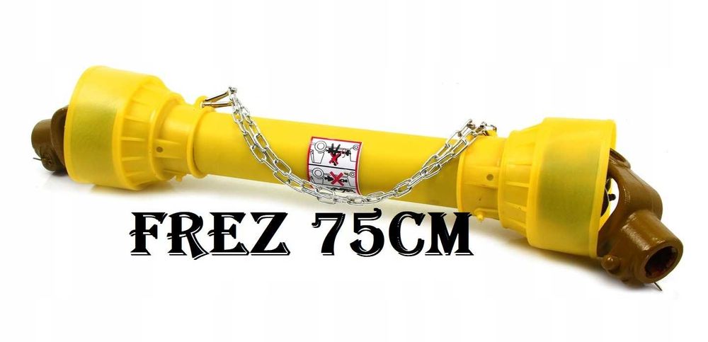 WOM wałek przegłubowy drobny 75cm frezowany mocny NOWY
