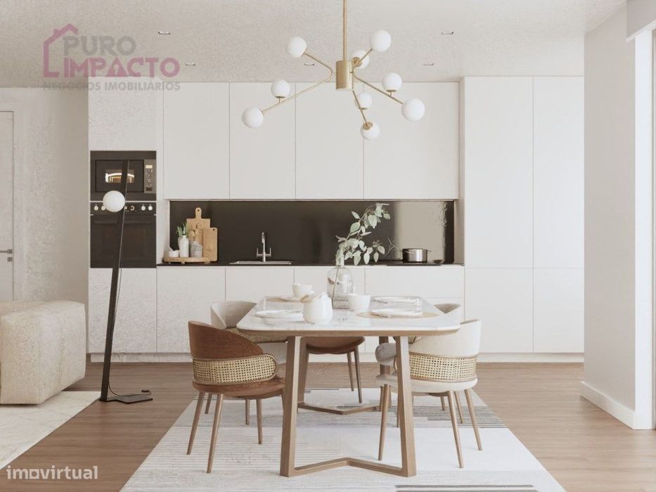 NOVO T1 1º piso em Águas Santas com Varanda