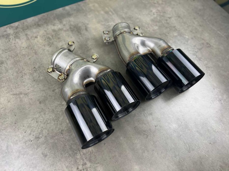 Насадки на Вихлоп - M5 Look ( чорний ) - BMW 5 ( G30 )