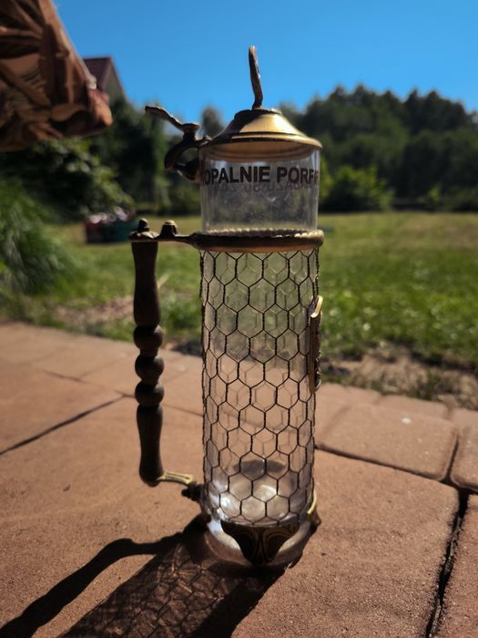 Kufel szklany unikat