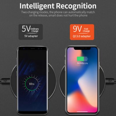 Carregador sem fios 10w/7.5w/5w