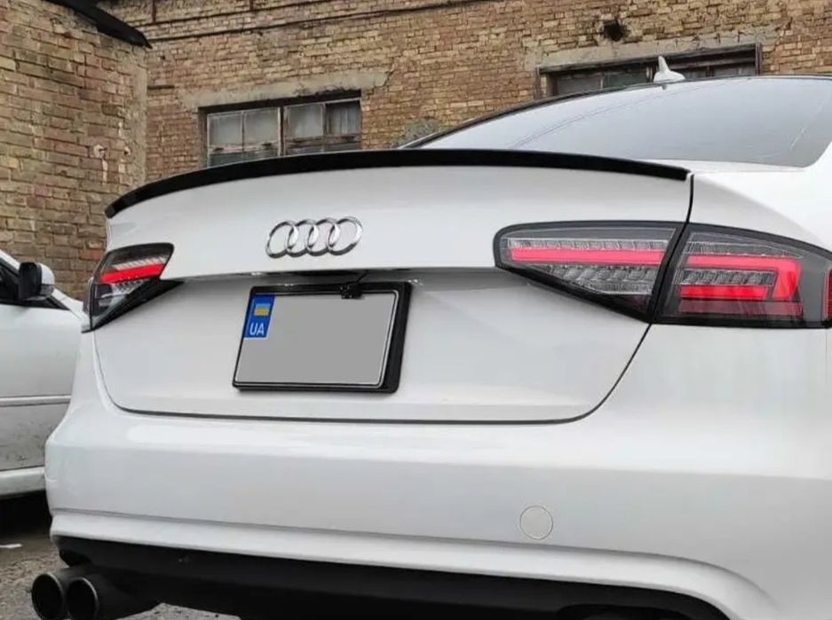 Спойлер Audi A4 B8 S4 2012-2106 рестайл S-LINE стиль