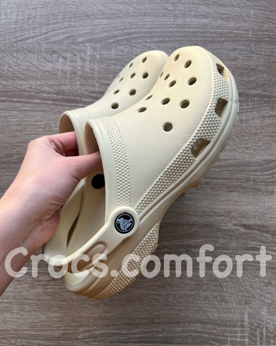 Крокси бежеві класичні жіночі , crocs classic bone 36-41