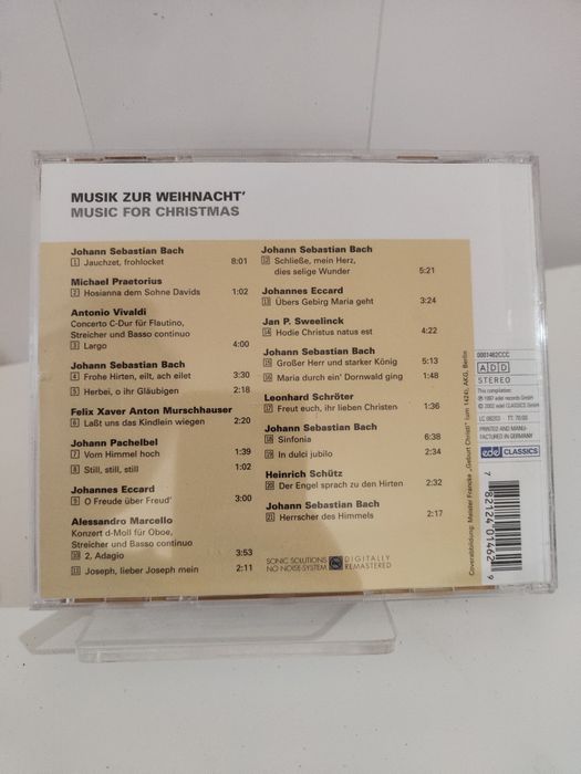 Musik zur Weihnacht Music for christmas CD