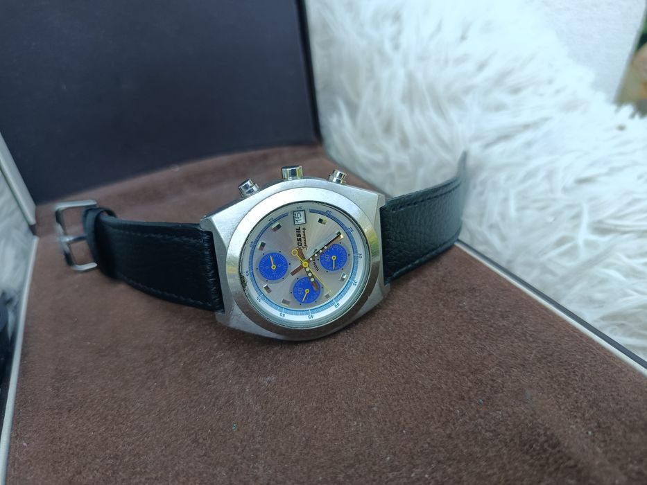 Zegarek fossil blue chronograf qartz