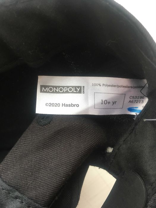 Коллекционная бейсболка монополия Hasbro