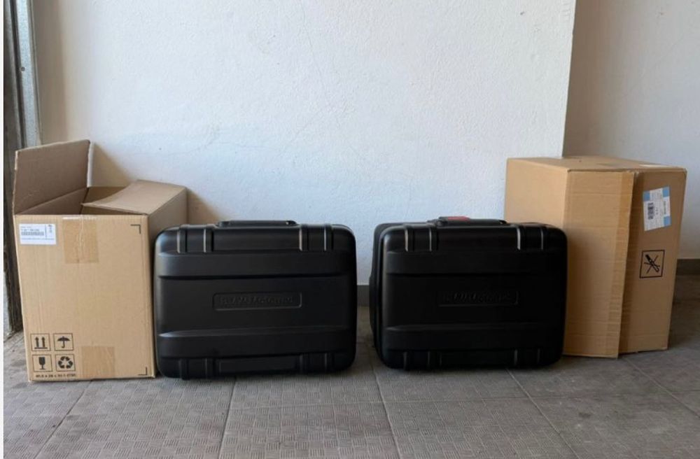 Conjunto malas laterais BMW - Novas