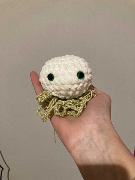 Maskotka ośmiorniczki na szydełku