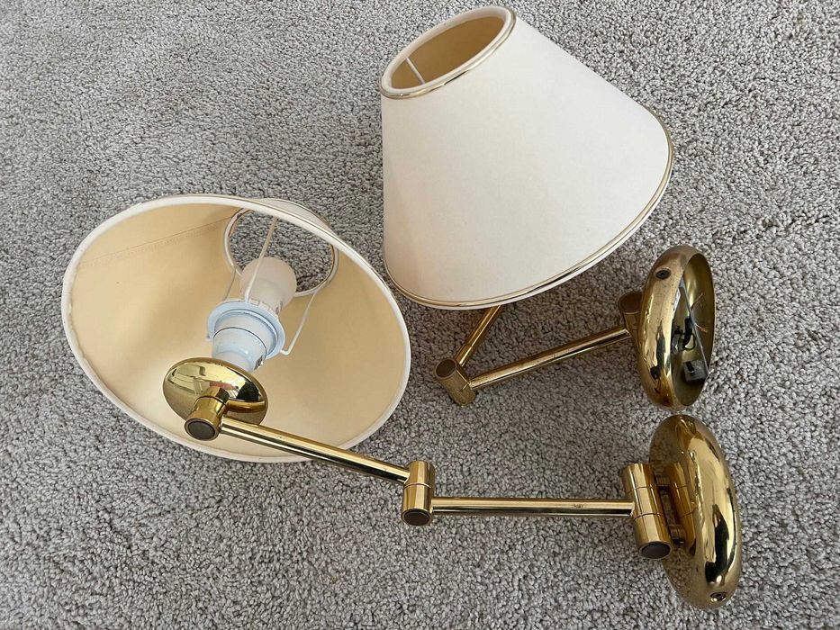 Candeeiros de Parede (2x) – Apliques Franceses Vintage Dourados