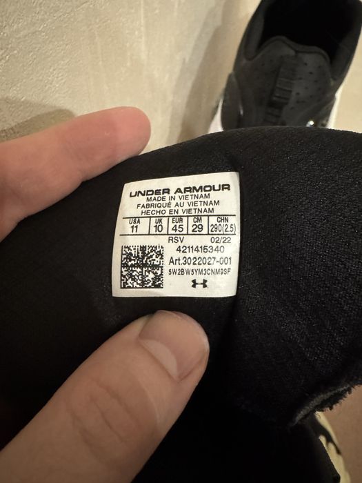 Мужские кросовки under armour