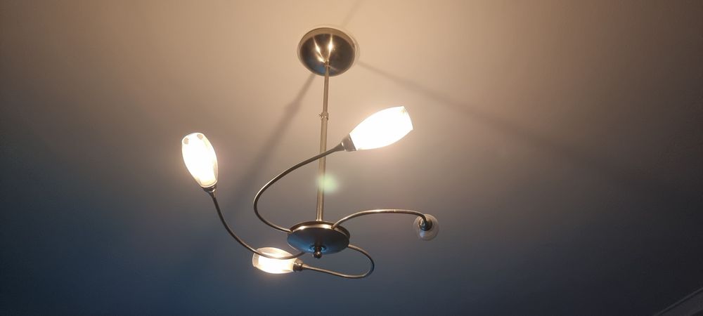 Candeeiro 4 braços ajustáveis