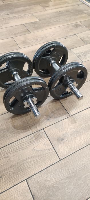 Hantle Żeliwne 2 x 12.5 kg nowe