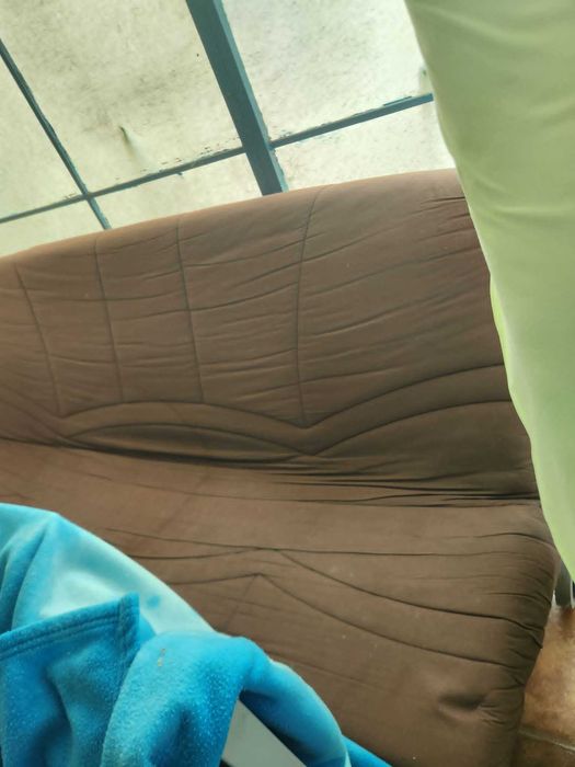 Sofá cama de 3 lugares clic clac castanho