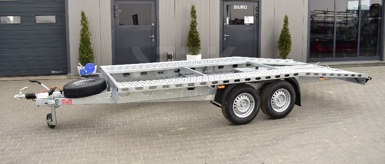 Wynajem laweta przyczepa 3000 DMC 4,6m x2,1m wypożyczalnia lawet