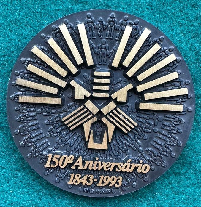 Medalha comemorativa em bronze