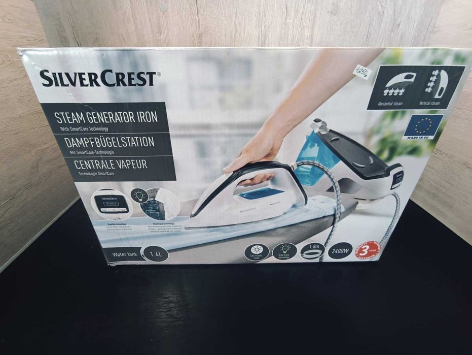 Парогенератор 2 в 1 SDBE 2400 C1 Silver Crest білий-синій Праска Утюг
