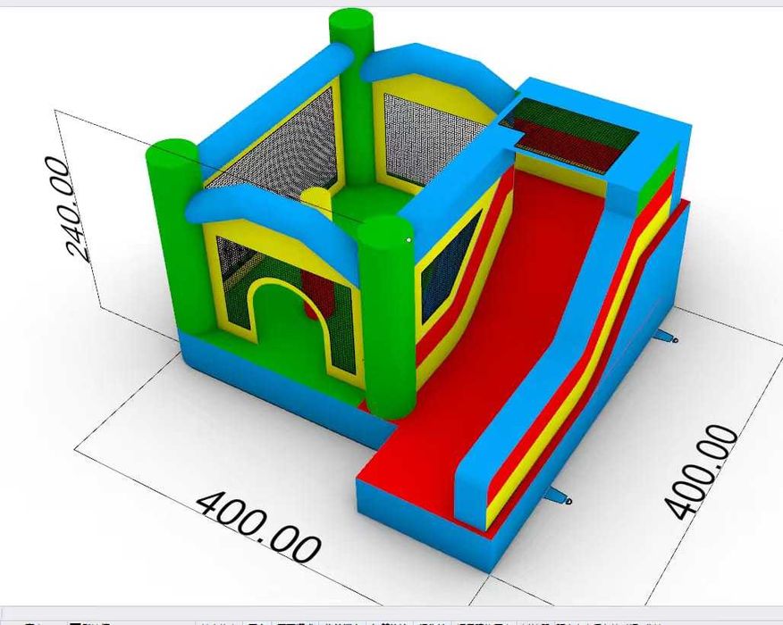 Insuflável Castelo com slide! (novo)