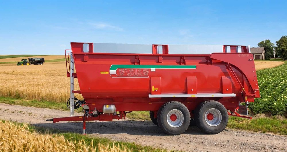 Przyczepa rolnicza Vaia NL180 skorupowa tandem