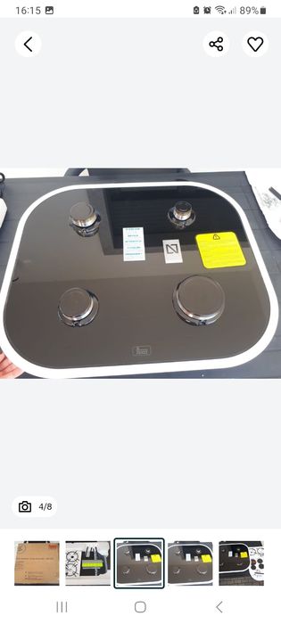 Placa encastra Teka a Gás