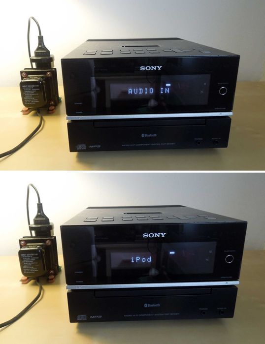 Aparelhagem Sony HCD-BX50BTi -  versão US - Canada - 120V 60Hz