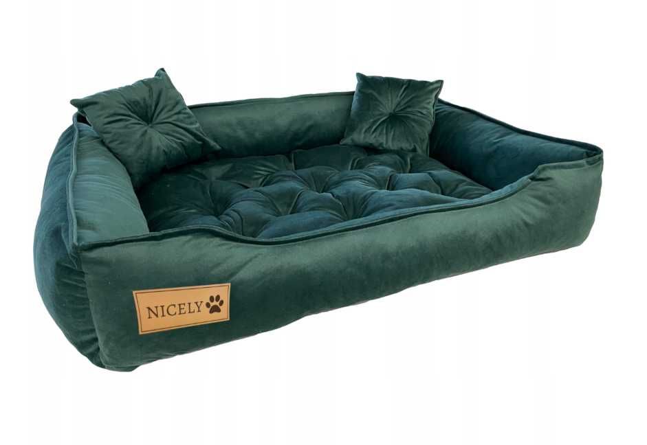 Profesjonalne Duże LEGOWISKO Welurowe Psa Kanapa Posłanie XL (-20%)