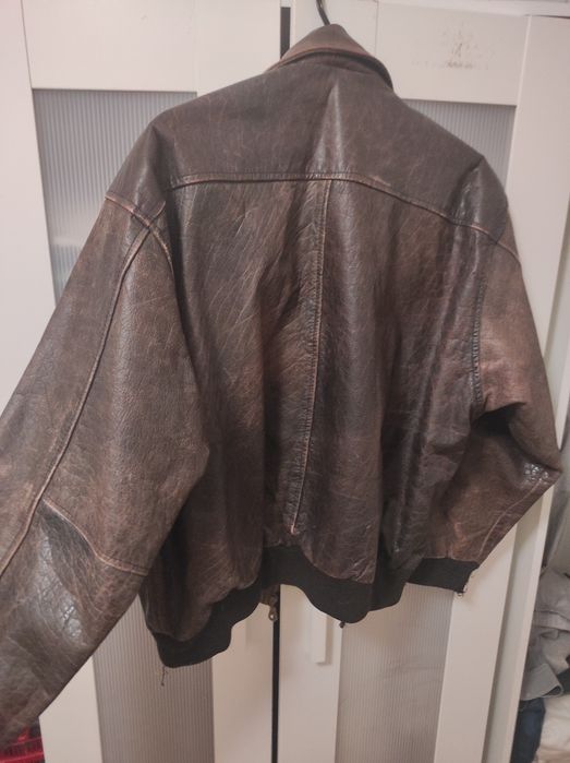 Kurtka pilotka skóra