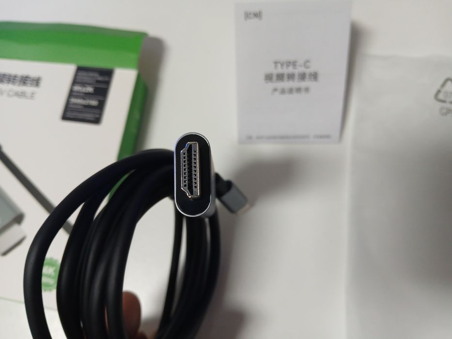 Cabo usb C to HDMI macho 4 K (3 metros)