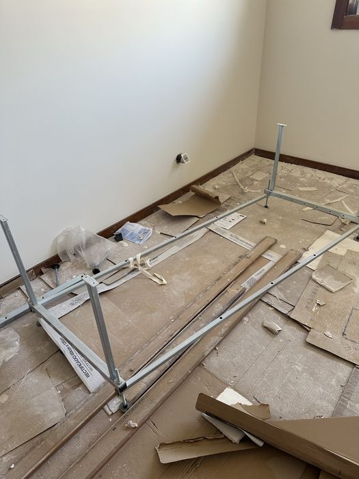 Estrutura banheira sanitana