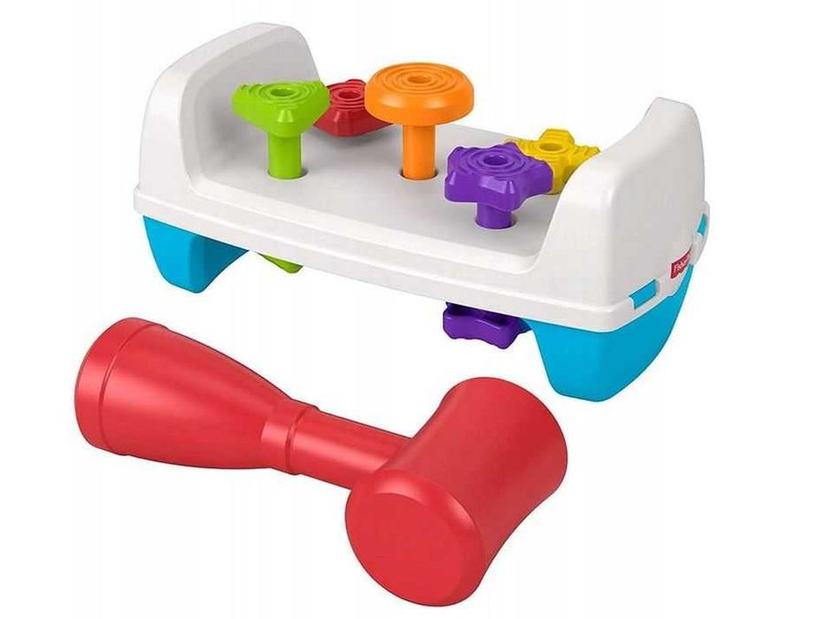 Fisher Price warsztacik aktywizujący przebijanka młoteczek