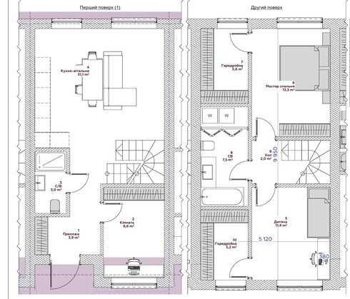 Ідеальна альтернатива квартирі:таунхаус з двором та мансардою в Ірпені