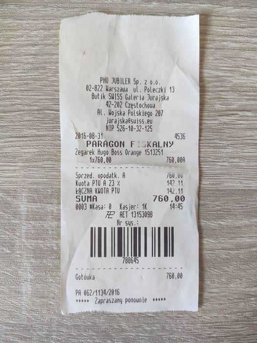 Zegarek męski Hugo Boss Orange