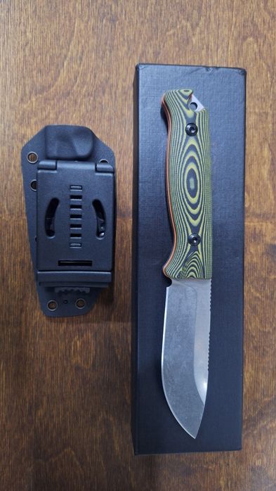 Nóż myśliwski Full Tang,survivalowy 8cr13mov kopia Benchmade nr.15002