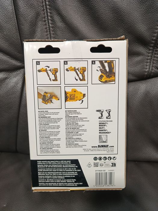 Ножниці по металлу dewalt DT70620. девольт