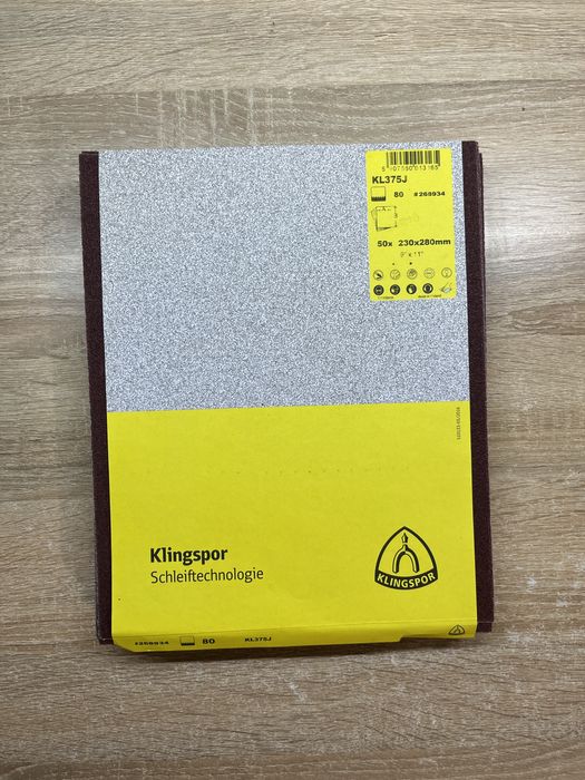Papier ścierny KLINGSPOR 120