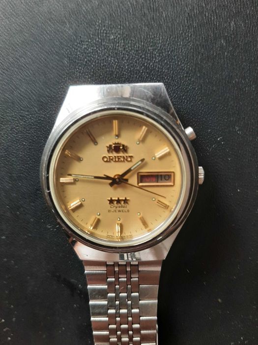 Zegarek męski ORIENT Crystal 3 gwiazdkowy 21 Jewels.