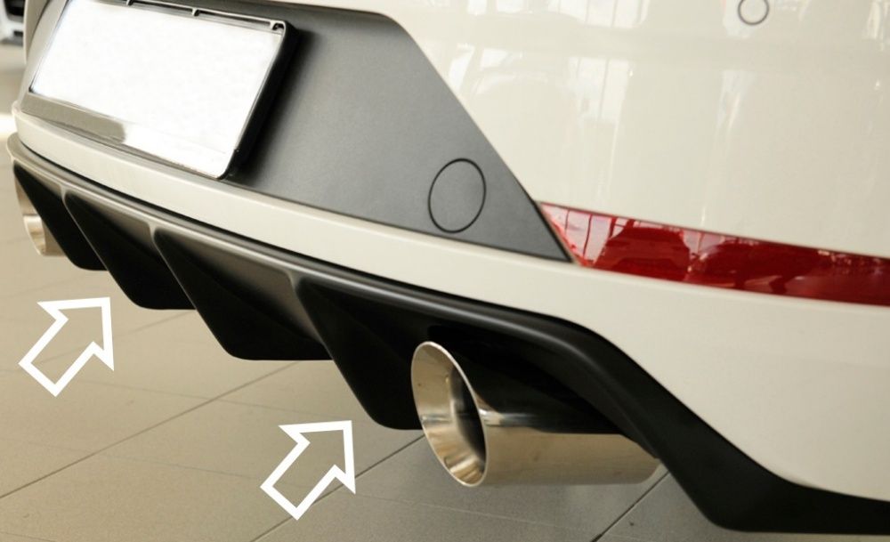 Difusor Seat Leon ST com 1 ou 2 saídas de escape