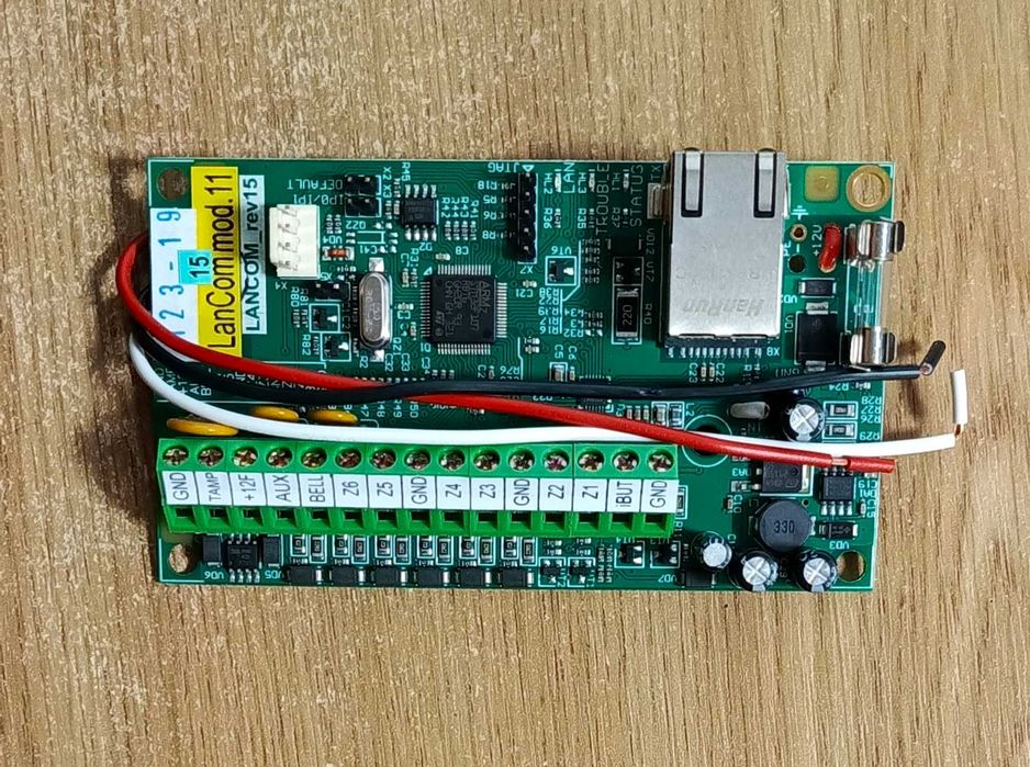 Сигнализация. Ethernet - коммуникатор Лунь LanCom rev.15.